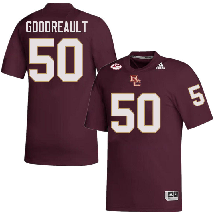 Gene Goodreault Jersey,#50 Gene Goodreault Boston College Eagles Football Jersey,Uniforms-Maroon